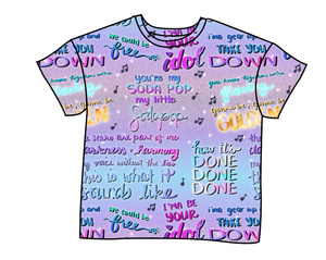 Soundtrack Favs Oversized Tee