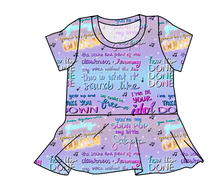 Load image into Gallery viewer, Soundtrack Favs Peplum Top