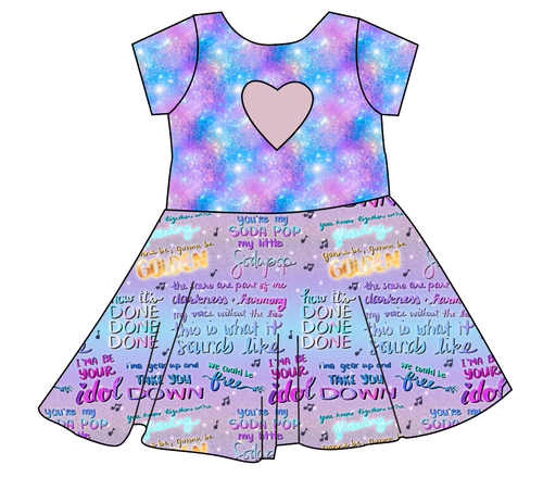 Soundtrack Favs Molly Heart Back Twirly Dress