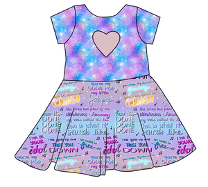 Soundtrack Favs Molly Heart Back Twirly Dress