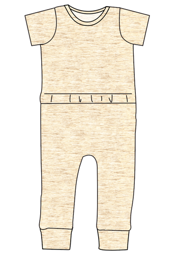 Simply Solids Bennett Pants and Shorts Length T-Shirt Romper