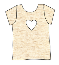Load image into Gallery viewer, Simply Solids Cambria Heart Back Tee
