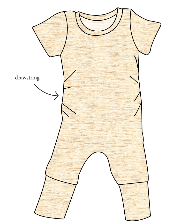 Simply Solids Grow With Me Pants And Shorts Romper