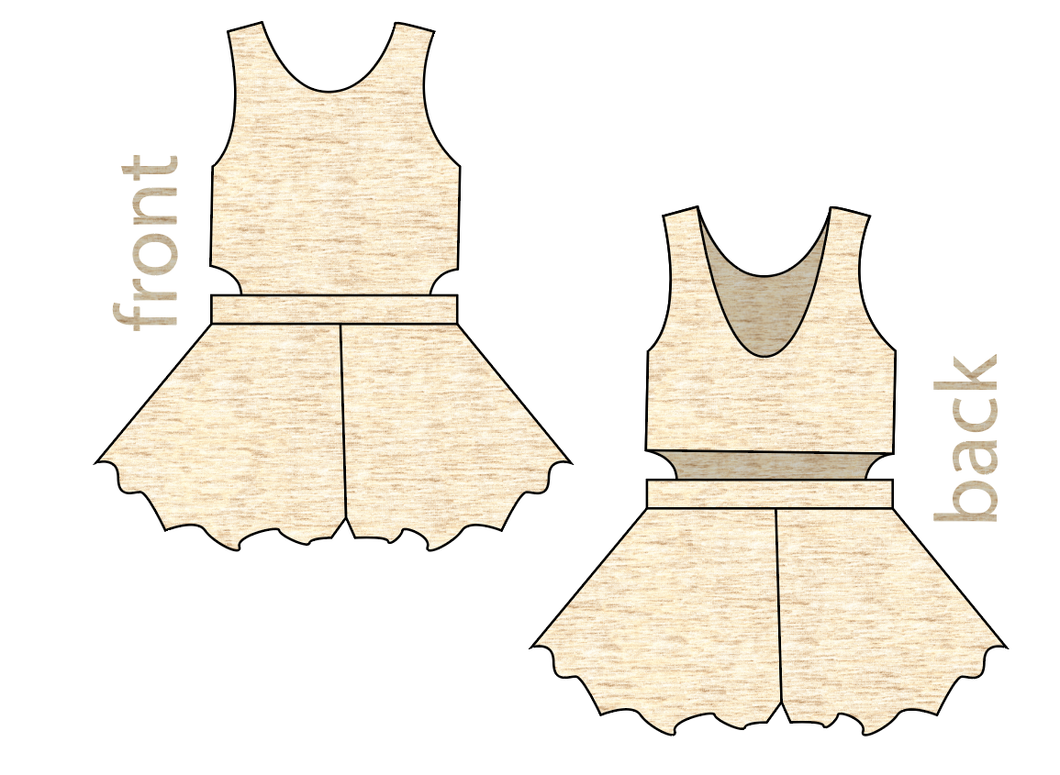 Simply Solids Kids Playsuit