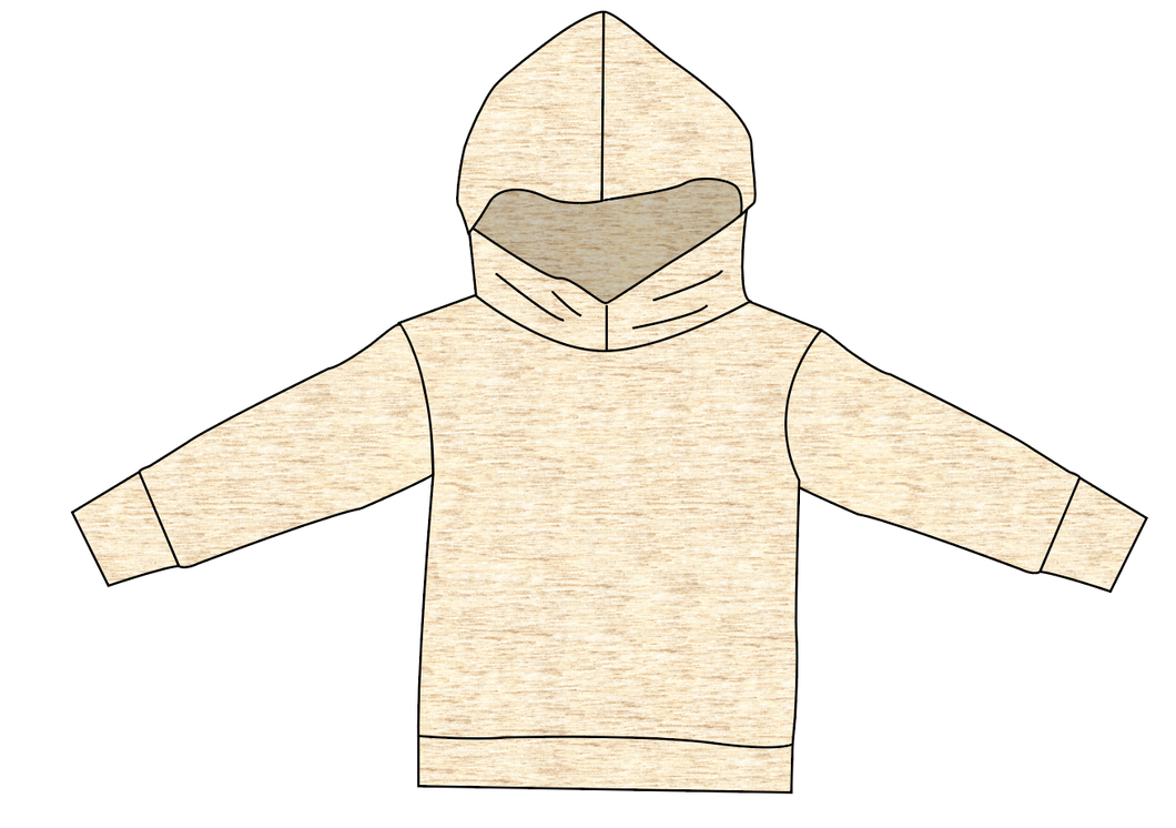 Simply Solids Ladies Oversized Hoodie