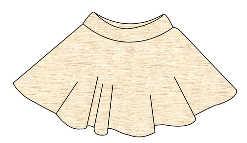 Simply Solids Ladies' Circle Skirt