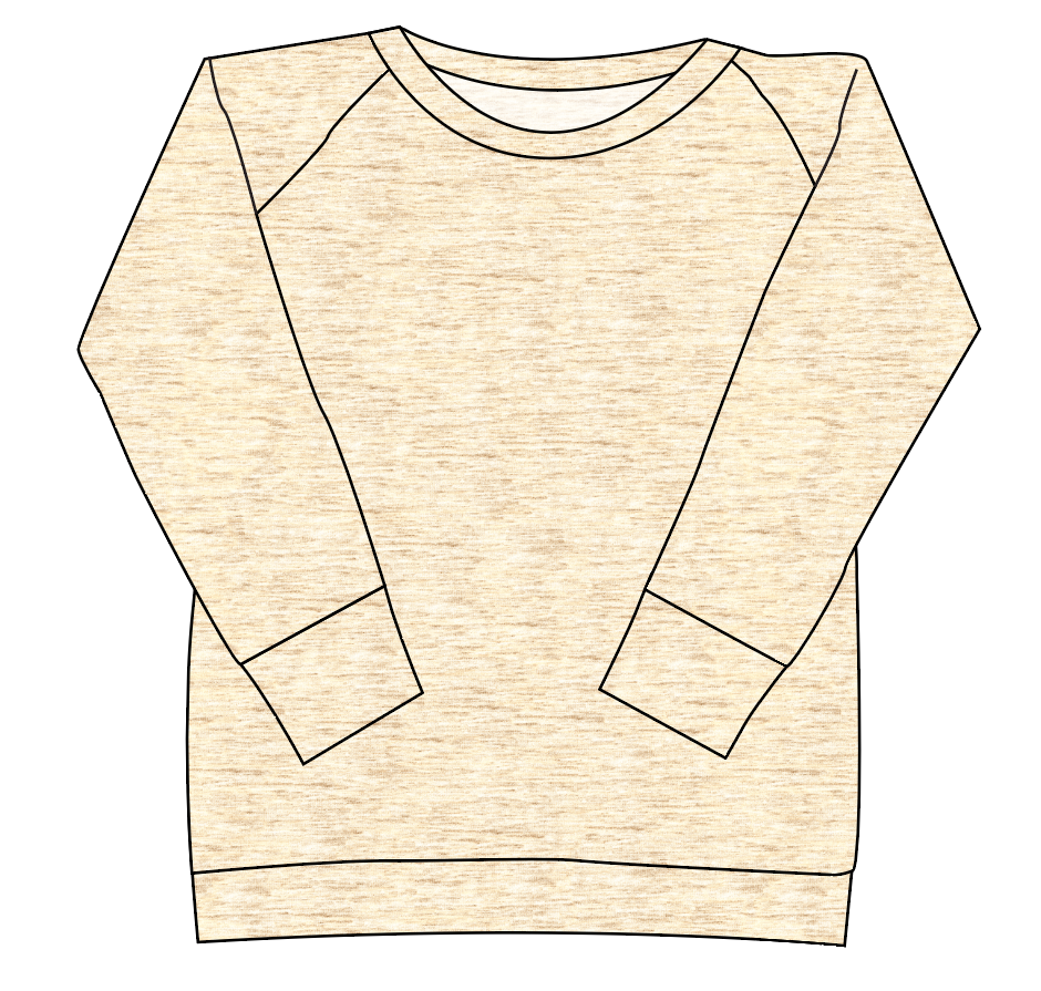 Simply Solids Ladies' Classic Crewneck