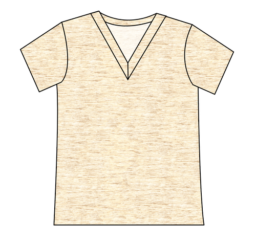 Simply Solids Ladies' Slouchy V-Neck Tee