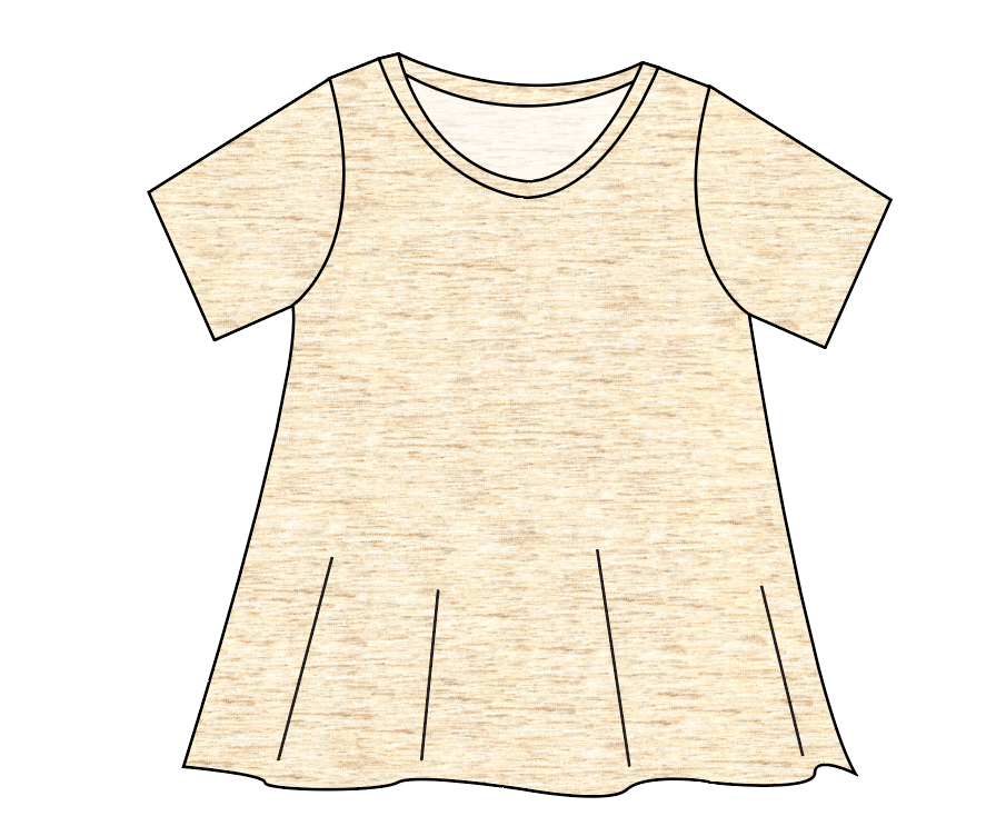 Simply Solids Ladies' Swing Tee
