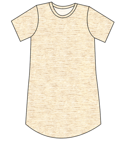 Simply Solids Ladies' T-Shirt Dress