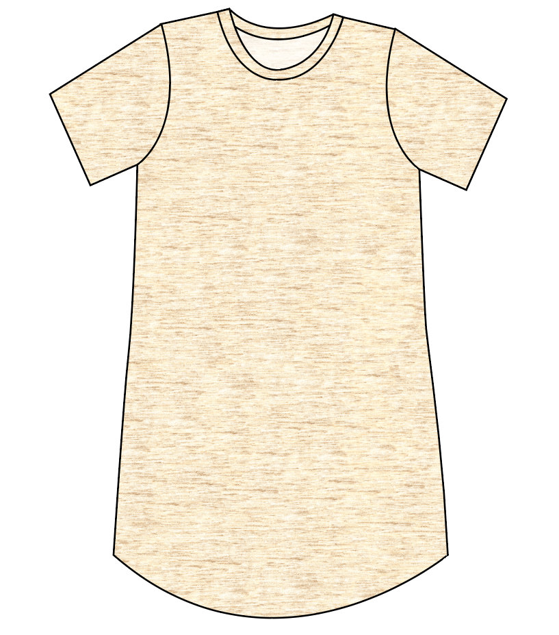 Simply Solids Ladies' T-Shirt Dress