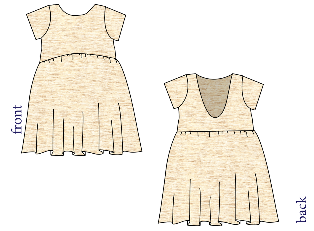 Simply Solids Low Back Dress