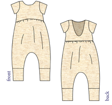 Load image into Gallery viewer, Simply Solids Low Back Romper and Bubble Romper