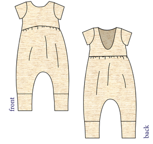 Simply Solids Low Back Romper and Bubble Romper