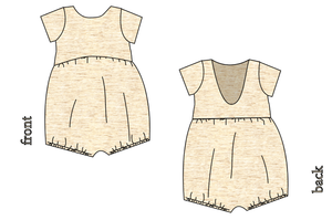 Simply Solids Low Back Romper and Bubble Romper