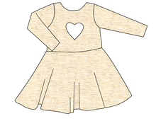 Load image into Gallery viewer, Simply Solids Molly Heart Back Twirly Dress