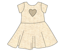 Load image into Gallery viewer, Simply Solids Molly Heart Back Twirly Dress