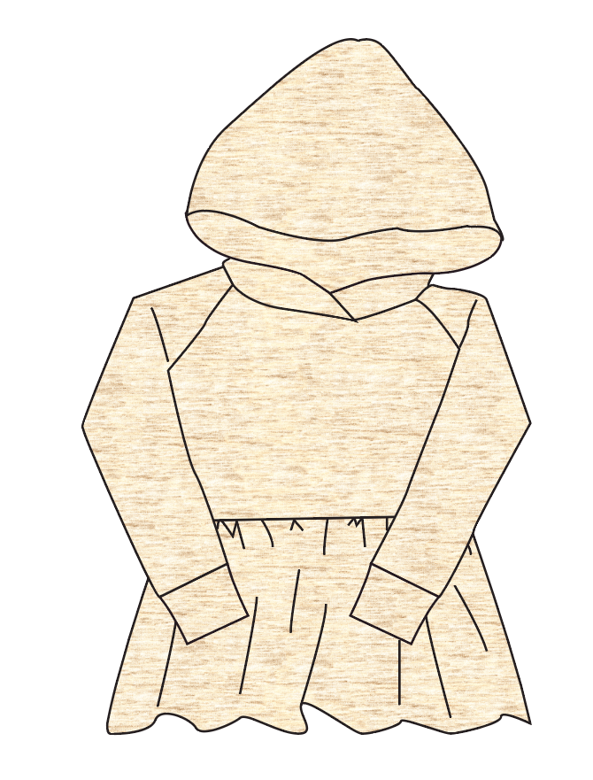 Simply Solids Peplum Hoodie (or Crewneck)