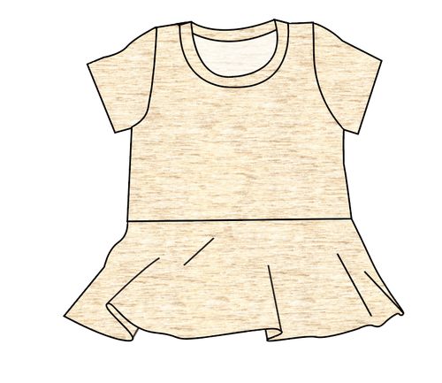 Simply Solids Peplum Top