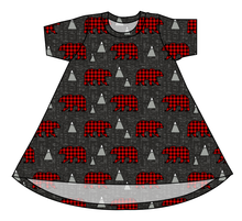 Load image into Gallery viewer, Buffalo Bears Basic T-Shirt Dress