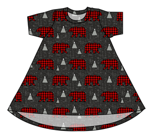 Buffalo Bears Basic T-Shirt Dress