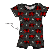 Load image into Gallery viewer, Buffalo Bears Grow With Me Pants And Shorts Romper