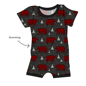 Buffalo Bears Grow With Me Pants And Shorts Romper