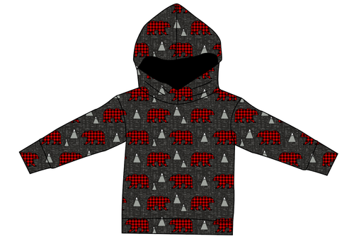 Buffalo Bears Ladies Oversized Hoodie