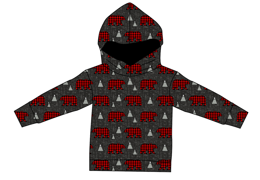 Buffalo Bears Ladies Oversized Hoodie