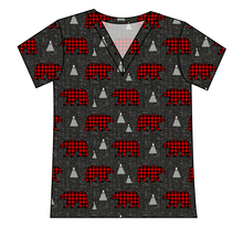 Load image into Gallery viewer, Buffalo Bears Ladies&#39; Slouchy V-Neck Tee
