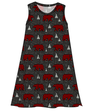 Load image into Gallery viewer, Buffalo Bears Ladies&#39; Swing Dress