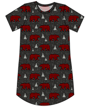 Load image into Gallery viewer, Buffalo Bears Ladies&#39; T-Shirt Dress