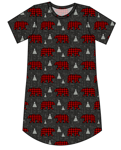 Buffalo Bears Ladies' T-Shirt Dress