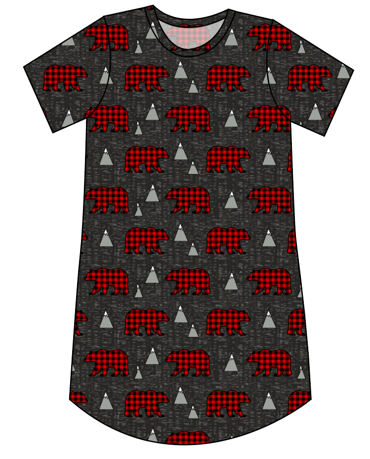 Buffalo Bears Ladies' T-Shirt Dress