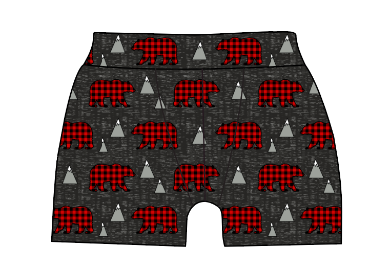 Buffalo Bears Mens' Boxer Briefs