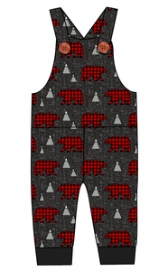 Buffalo Bears Overalls and Shortalls