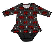 Load image into Gallery viewer, Buffalo Bears Peplum Top