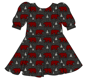 Buffalo Bears Prairie Dress