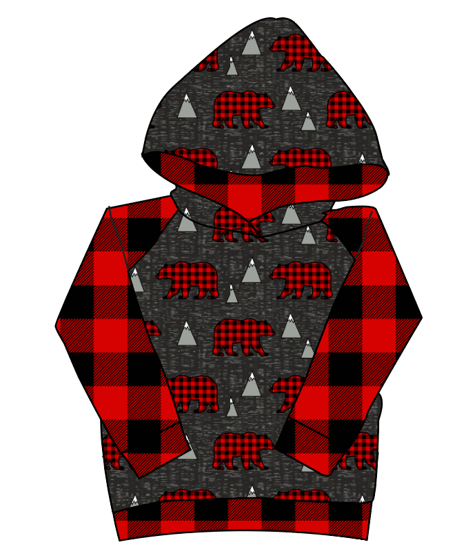 Buffalo Bears Classic Hoodie (or Crewneck)