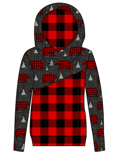 Buffalo Bears Ladies Hoodie