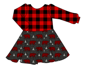 Buffalo Bears Prairie Dress