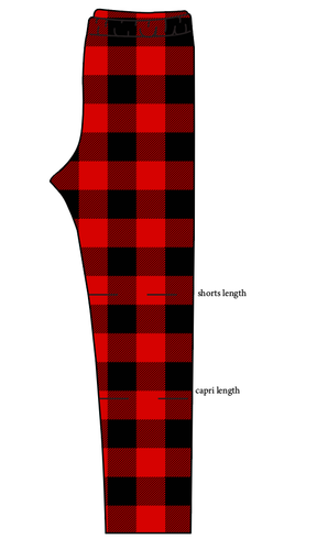 Buffalo Plaid Basic Leggings