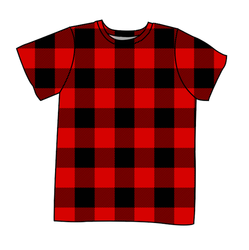 Buffalo Plaid Basic Tee and Tank