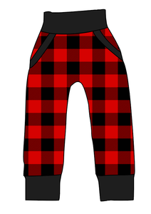 Buffalo Plaid Beanpole Pants And Shorts