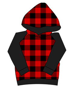 Buffalo Plaid Classic Hoodie (or Crewneck)