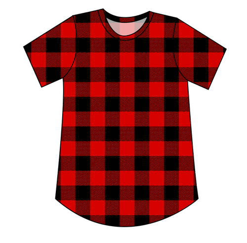 Buffalo Plaid Ladies' Relaxed Tee