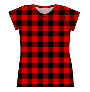 Buffalo Plaid Ladies' Basic Tee