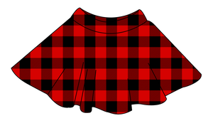 Buffalo Plaid Ladies' Circle Skirt
