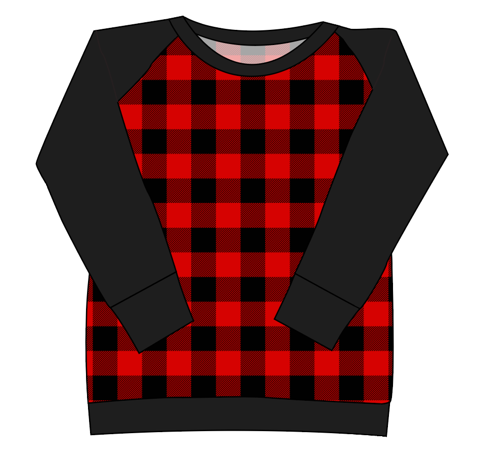 Buffalo Plaid Ladies' Classic Crewneck