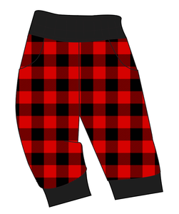 Buffalo Plaid Ladies' Joggers and Jogger Shorts